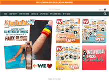 Tablet Screenshot of funtantattoo.com